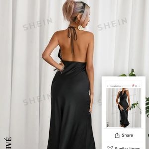 Black maxi dress